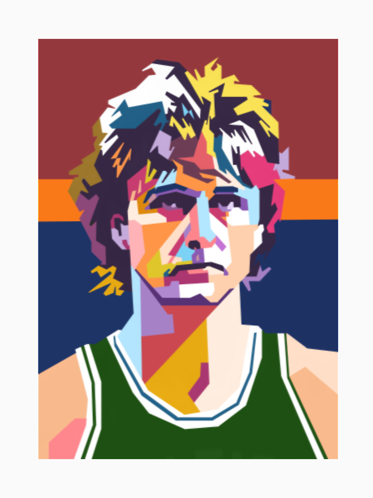 Larry Bird T Shirtlarry Bird Colorful Pop Art By Andercurade