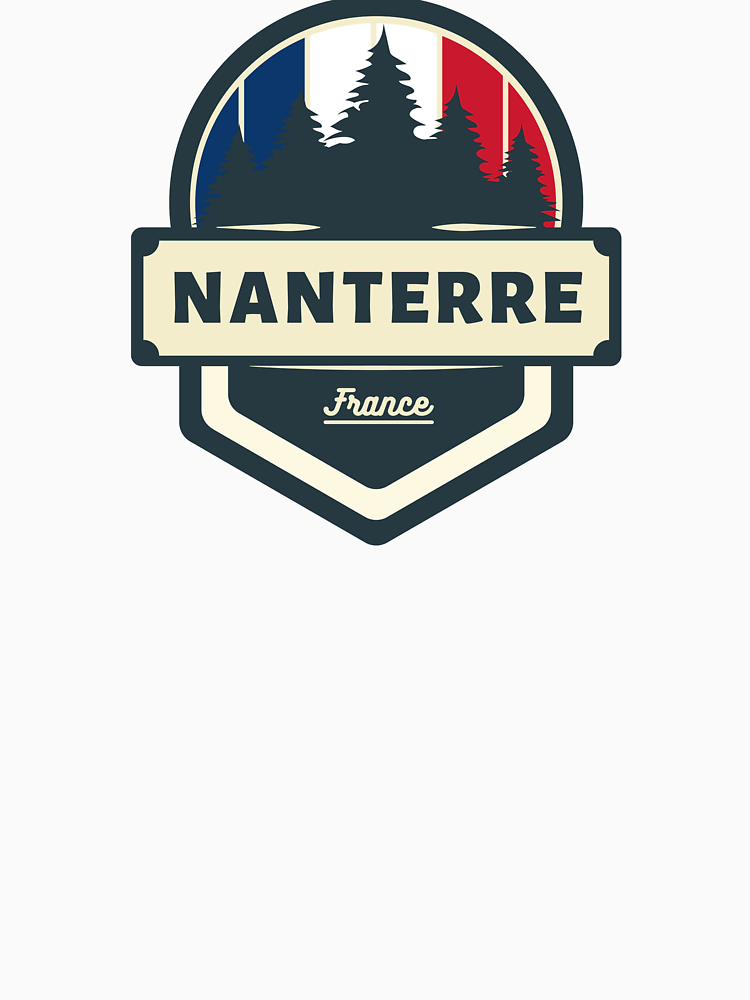 Nanterre France Retro Vintage Badge By Germany Designs